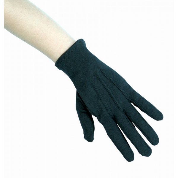 Αποκριάτικα Μαύρα Γάντια Μικρά